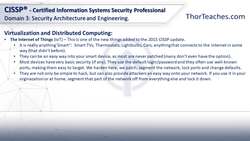 CISSP® Certification Domain 3: Security Architecture and Engineering Video Boot Camp for 2022 - IOT (Internet Of Things) Instructional Video