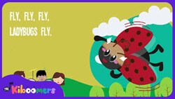 Ladybug Song | Kids Song | Nursery Rhyme | Lyrics Instructional Video