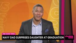 One Good Thing: Navy Dad Surprises Daughter at Graduation News Clip