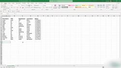 Microsoft Excel 2021365 - Beginner to Advanced - The SORTBY Function - Horizontal SORT Instructional Video