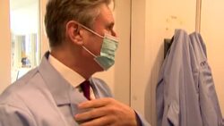 Keir Starmer visiting Oxford coronavirus research lab News Clip