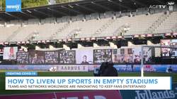 How To Liven Up Sports In Empty Stadiums News Clip