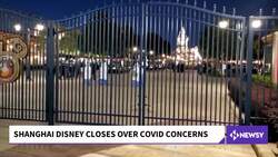Shanghai Disneyland Closed, 33K People Tested Over One COVID Contact News Clip