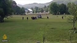 Montenegro protesters, police clash over church head inauguration News Clip