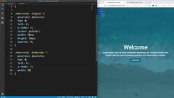 Modern HTML and CSS from the Beginning (Including Sass) - Hamburger Menu Overlay [2] - Creating The Hamburger Instructional Video