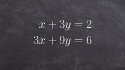 How to apply the substitution method to solve a system of equations Instructional Video