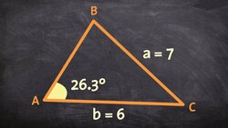 How to find the missing parts of a triangle SSA with one solution Law of Sines Instructional Video