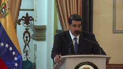 Maduro addresses aid in news conference in Caracas Instructional Video