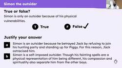 Exploring Simon's role as an outsider and as Jack's foil in 'Lord of the Flies' Instructional Video