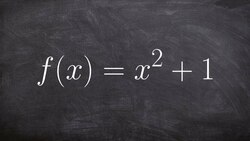 Learn step by step how to find the inverse of a quadratic function Instructional Video