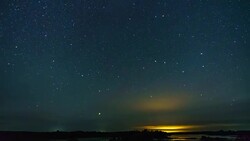 Starry Sky Time Lapse Stock Footage