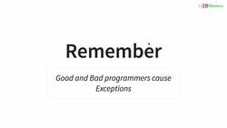 Java Programming for Complete Beginners - Java 16 - Step 01 - Introduction to Exception Handling - Your Thought Process During Exception Instructional Video