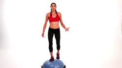 How to Do a Step-Up with a Bosu Ball Instructional Video