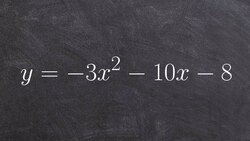 Solve by factoring when a is greater than one Instructional Video