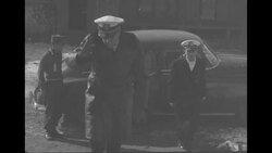 Armistice conference; North Korean General Nam II, US Adm. C. Turner Joy present; map signing about Military Demarcation Line News Clip