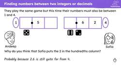 Between numbers Instructional Video