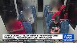 Video captures fatal stabbing of Ukrainian refugee on Charlotte light rail in North Carolina News Clip
