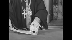 Archbishop Athanasius Yeshua Samuel displays part of Dead Sea Scrolls at the Library of Congress in Washington, DC News Clip