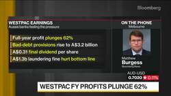 Westpac Profit Plunges on Bad-Debts, Laundering Fine News Clip