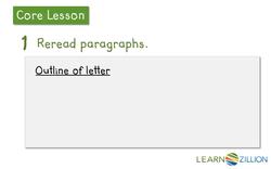 Writing a Compelling Letter: Revising Paragraph Order Instructional Video