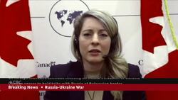 'Our goal is to suffocate the Russian regime,' Canada's minister of foreign affairs News Clip