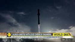 Spacex launches super heavy-starship on successful test flight | Musk gets applause News Clip