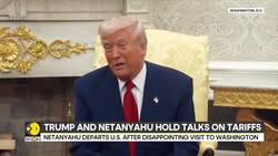 Netanyahu departs US after disappointing visit to Washington News Clip