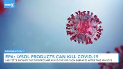 EPA Says Lysol Sprays Are Effective In Killing Coronavirus On Surfaces News Clip