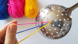 Craft Ideas: How To Braid Using a Draining Spoon Instructional Video