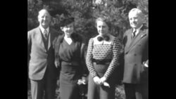 Alf Landon and Frank Knox at the KS governor's mansion in 1936 News Clip