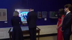Prince William visits JFK Museum News Clip