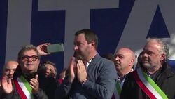 CLEAN : FILE: Italy Senate gives go-ahead to Salvini migrant trial News Clip