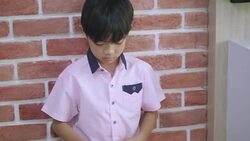 Little Boy Boring Stock Footage