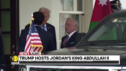 BREAKING: Donald Trump holds talks with Jordan King at the White house Instructional Video