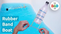 How To Make Rubber Band Boat Instructional Video