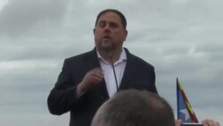 CLEAN : Catalan separatists leave prison after Spain pardon News Clip