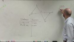 Use a Two Column Proof to Prove Congruence Using CPCTC - Congruent Triangles Instructional Video