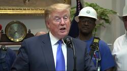 Trump says America must win race to build 5G News Clip