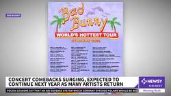 Concerts Surge As More Artists Return To The Stage News Clip