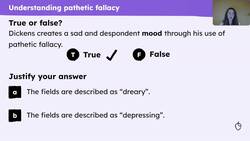 Identifying and emulating Baum's use of pathetic fallacy in 'The Wizard of Oz' Instructional Video