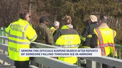 First responders call off search after report of someone falling through the ice on Rye Lake News Clip