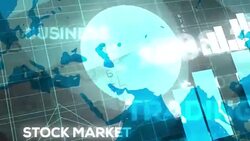 Stock market diagram animation Stock Footage