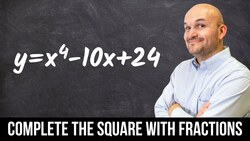 Solving a quadratic by completing the square Instructional Video