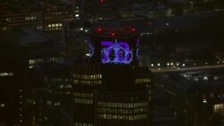 Platinum Jubilee - Aerials London Beacon lighting to mark 70 years of the Queen's reign News Clip