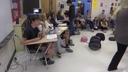 Students learn about impeachment in real time News Clip