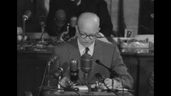 President Dwight Eisenhower gives his first State of the Union Address in Washington, DC News Clip