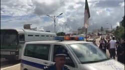 CLEAN : Arrival of Algerian journalist Khaled Drareni to court for appeal trial News Clip