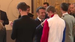CLEAN : Beijing Olympic and Paralympic champions awarded France's highest civilian honour News Clip