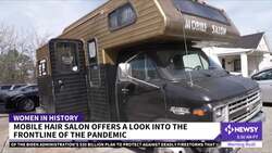 Woman's Mobile Hair Salon Offers Look Into Front Lines Of Pandemic News Clip