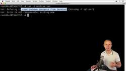 Linux Fundamentals - Creating and Extracting Compressed Archive Using tar and gzip Instructional Video